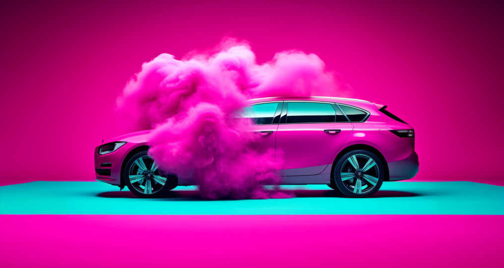 Car smoke effect.